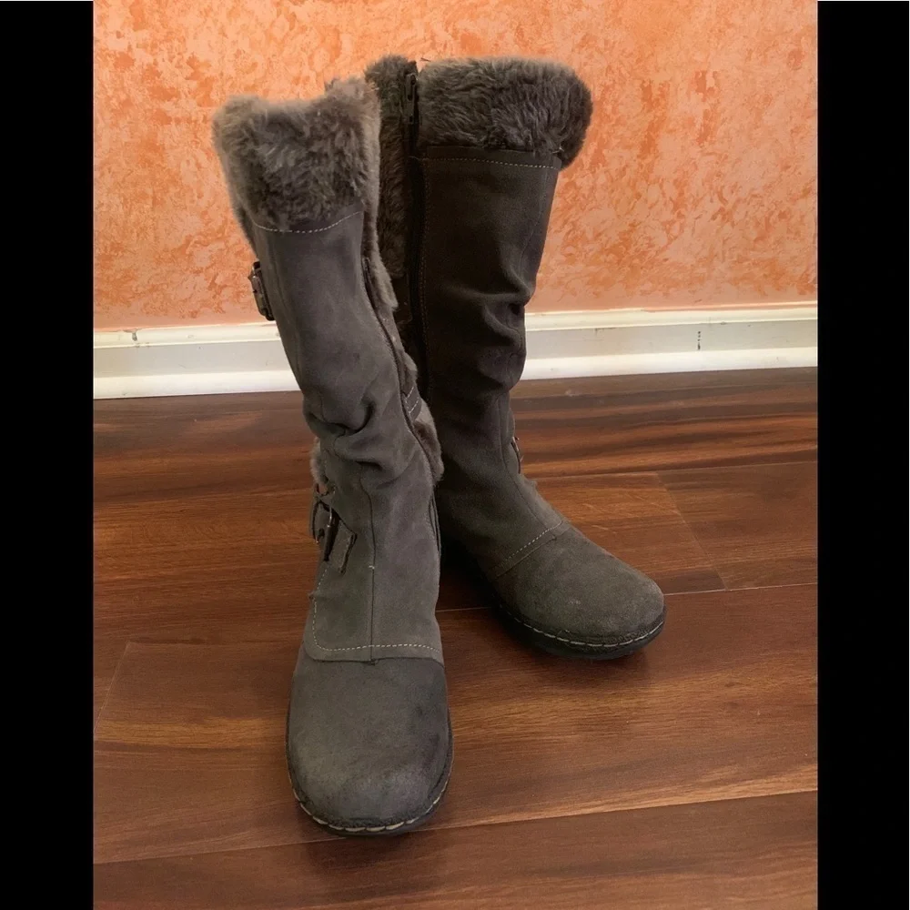 🌿SALE🌿GH BASS & Co. Leather Winter Boots Sz 6.5